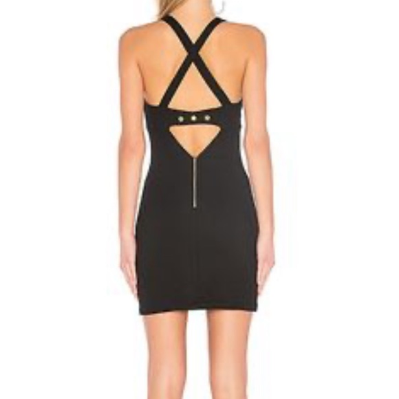 NWT revolve Bobbi black Matte Knit Sweetheart Dress in Black - Picture 2 of 10